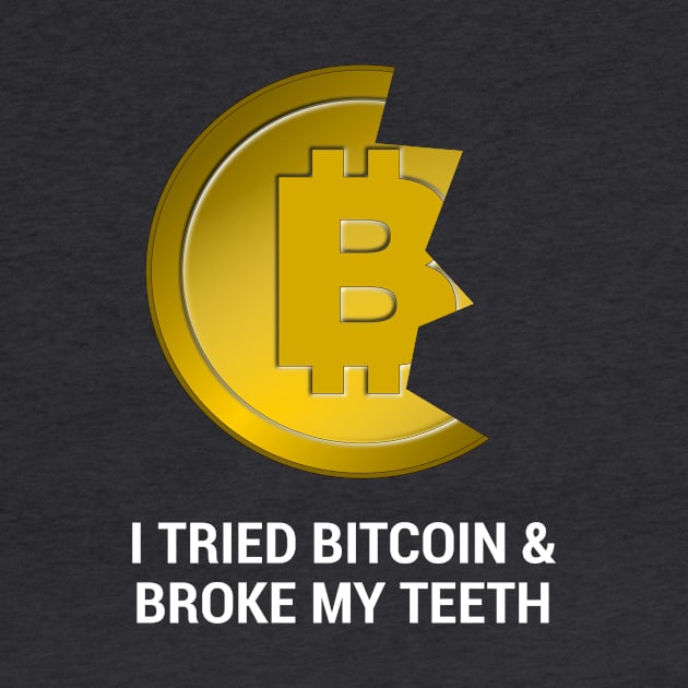 Bitcoin Teeth (dark) by tztees